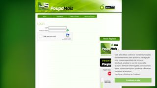 
                            2. Login - Cartão Poupa Mais