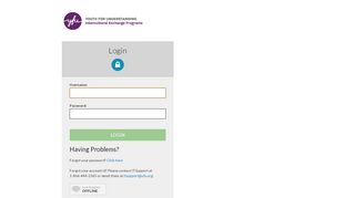 
                            3. Login - CAS – Central Authentication Service - Youth for Understanding