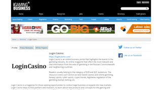 
                            3. Login Casino | iGaming Business