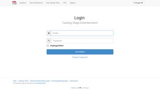 
                            3. Login Casting Stage Entertainment