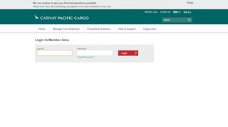 
                            9. Login - Cathay Pacific Cargo
