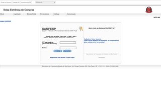 
                            3. Login CAUFESP - BEC