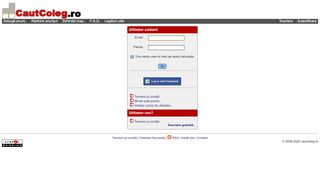 
                            1. Login - CautColeg - Cel mai mare site de colegi de ... - CautColeg.ro