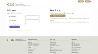 
                            3. Login - CBGVerzamelingen.nl