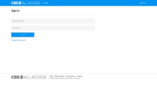 
                            2. Login - CBS All Access