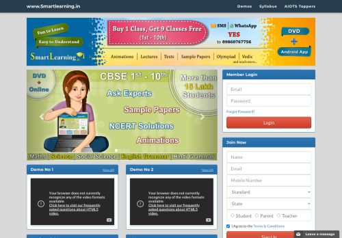 
                            8. Login: CBSE, NCERT Syllabus for 1st, 2nd, 3rd, 4th ... - Smartlearning.in