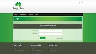 
                            8. Login - CCG Hiring & Order Portal - Country Care Group