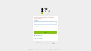 
                            6. Login | CDK Global Associate Community