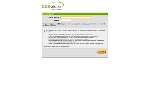 
                            10. Login - CDS Administration Tool - CDS Global