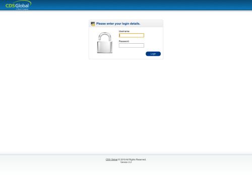 
                            5. Login - CDS Global