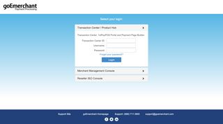 
                            12. Login Center - GoEmerchant Login