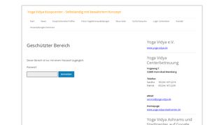 
                            1. Login Centerleiter - Yoga Vidya Stadtcenter