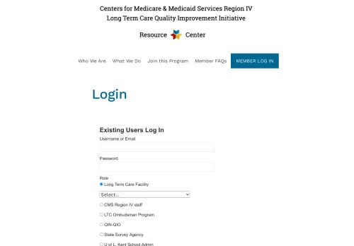 
                            6. Login – Centers for Medicare and Medicaid Services Region IV
