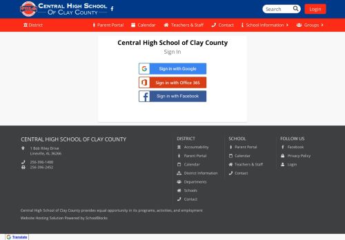 
                            13. Login - Central High School of Clay County