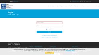 
                            5. Login - Centro Fermi
