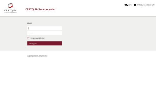 
                            4. login - CERTQUA Servicecenter