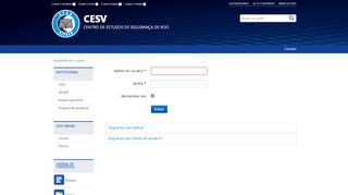 
                            5. login - CESV - Cenipa