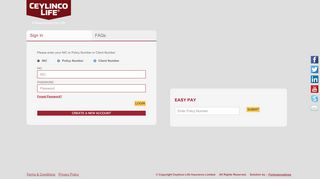 
                            6. Login - Ceylinco life - Online payment