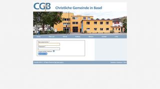
                            3. Login - CGB - Christliche Gemeinde in Basel