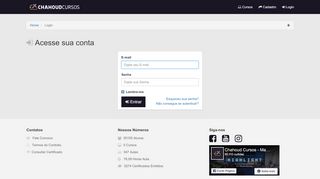 
                            1. Login - Chahoud Cursos