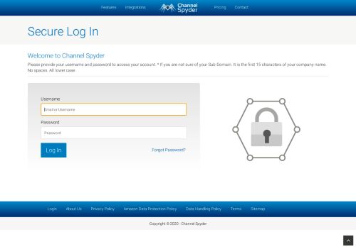 
                            8. Login - Channel Spyder Vending & Reporting for Drop Shippers