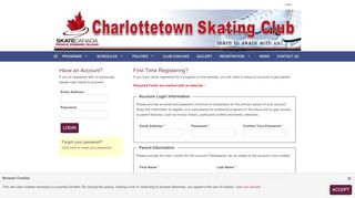 
                            13. Login - Charlottetown Skating Club powered by Uplifter