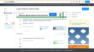 
                            4. Login Check in Server Side - Stack Overflow