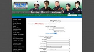 
                            8. Login Check out - W&W Manufacturing Company