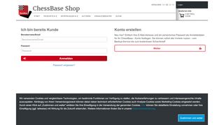 
                            2. login - ChessBase Shop