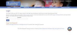 
                            5. Login - Child Development Training Consortium