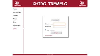 
                            10. Login - Chiro Tremelo