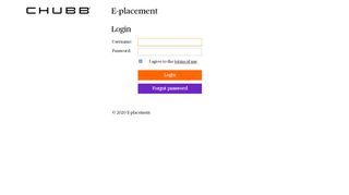 
                            5. Login - Chubb