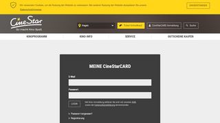 
                            13. Login - CineStarCARD | CineStar Hagen