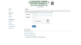 
                            8. Login - Citizens First Wholesale Mortgage Co.