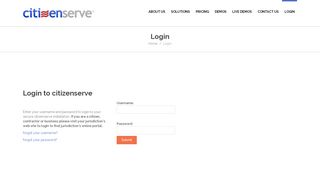 
                            4. Login | Citizenserve Community Development Software