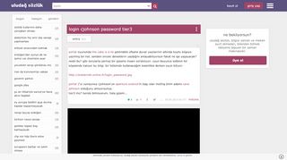 
                            7. login cjohnson password tier3 - uludağ sözlük