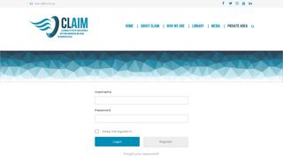 
                            7. Login | CLAIM H2020 PROJECT EU