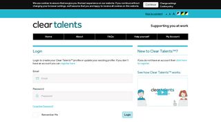 
                            8. Login | Clear Talents™ At Work