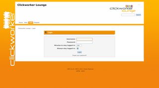 
                            11. Login - Clickworker Lounge