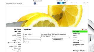 
                            4. Login Client - Meta4 - messer4you.ch