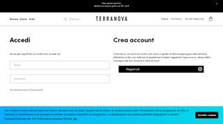 
                            4. Login cliente - Terranova