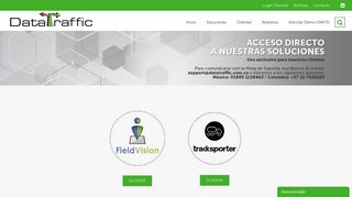 
                            11. Login Clientes - Acceso directo a nuestras soluciones - Datatraffic