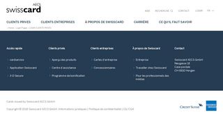 
                            5. LOGIN CLIENTS PRIVÉS – Swisscard AECS