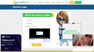 
                            5. Login - Cliquebook Media