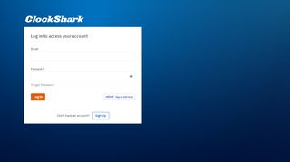 
                            1. Login - ClockShark