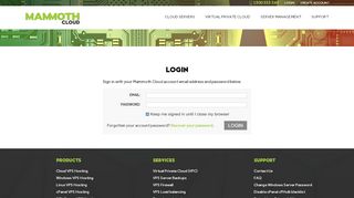 
                            10. Login: Cloud VPS Server Hosting in Sydney, Australia | Mammoth Cloud