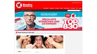 
                            1. Login / CLUB / Radio Hamburg