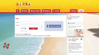 
                            12. Login - Clube da Boa Compra