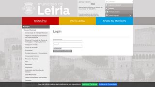 
                            2. Login | C.M. Leiria