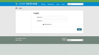 
                            9. Login - CMAP Data Hub